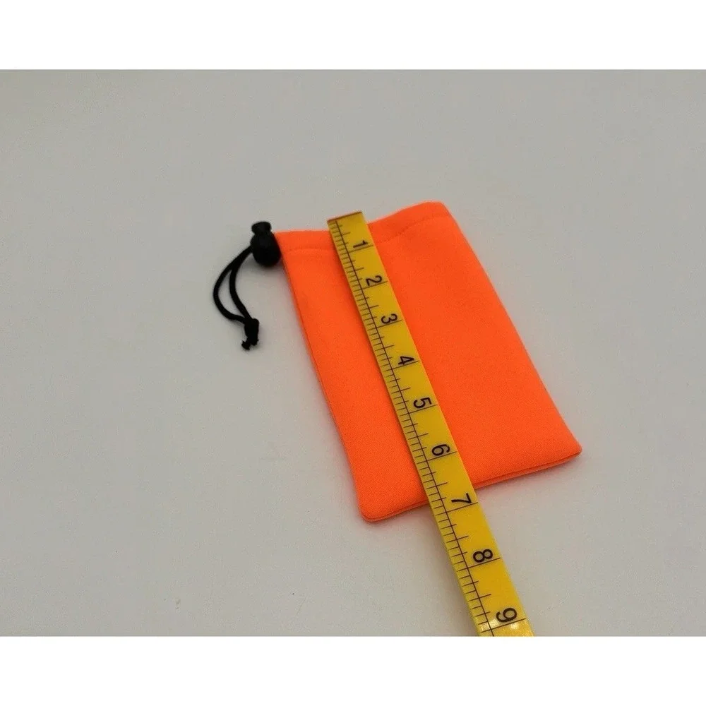 Ray-Ban Neon Orange Soft Drawstring Sunglasses‎ Case Pouch OEM Travel